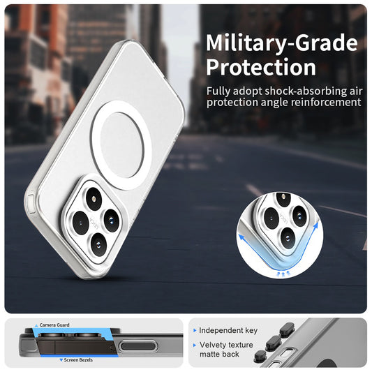 MagSafe-kotelo Xiaomi 17:lle, Techsuit, CandyCase, Valkoinen