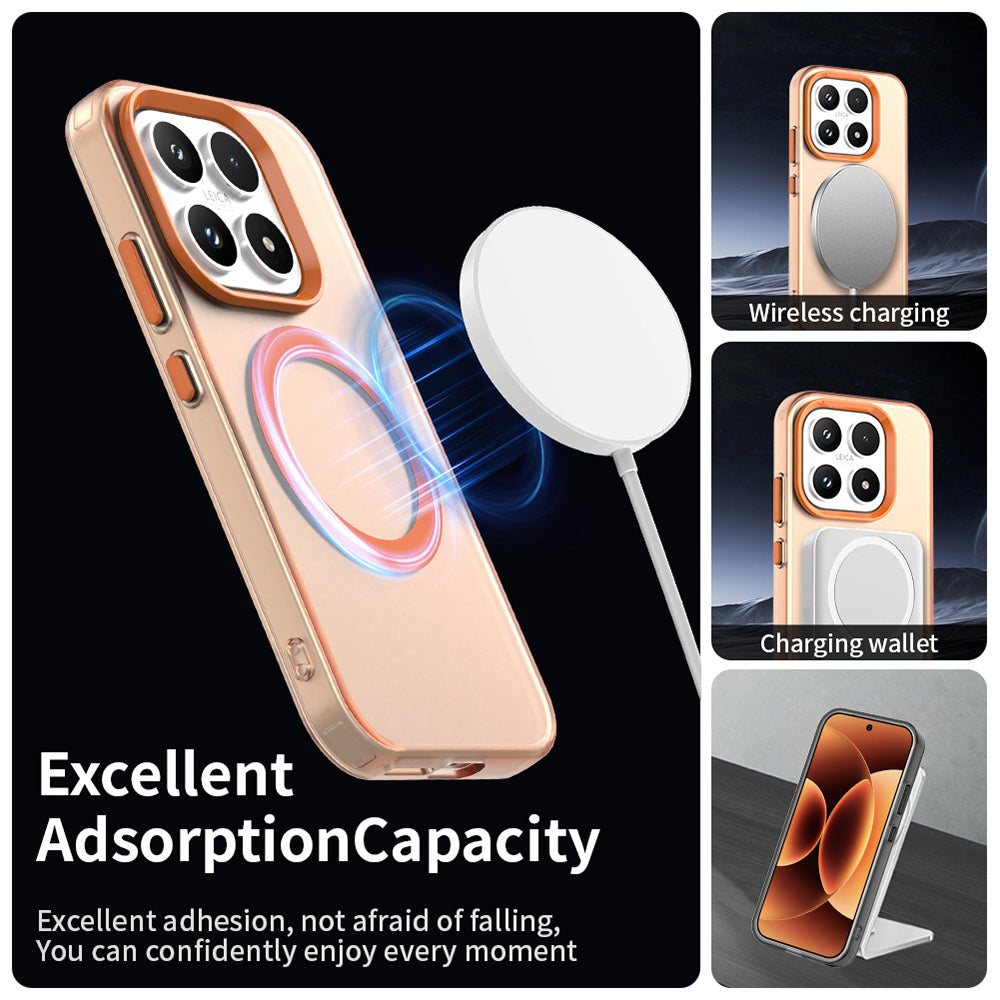 MagSafe-kotelo Xiaomi 17:lle, Techsuit, CandyCase, Oranssi
