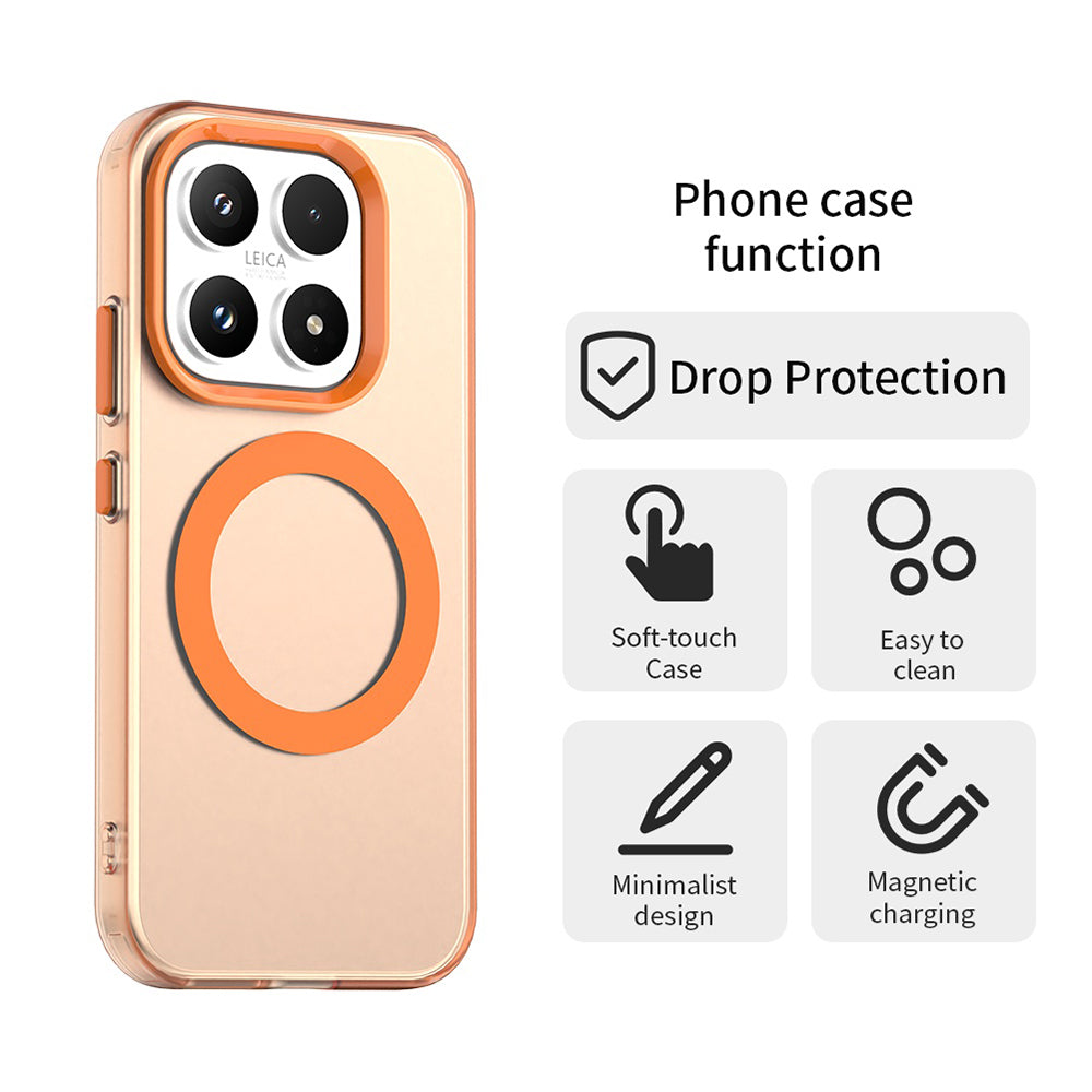 MagSafe-kotelo Xiaomi 17:lle, Techsuit, CandyCase, Oranssi
