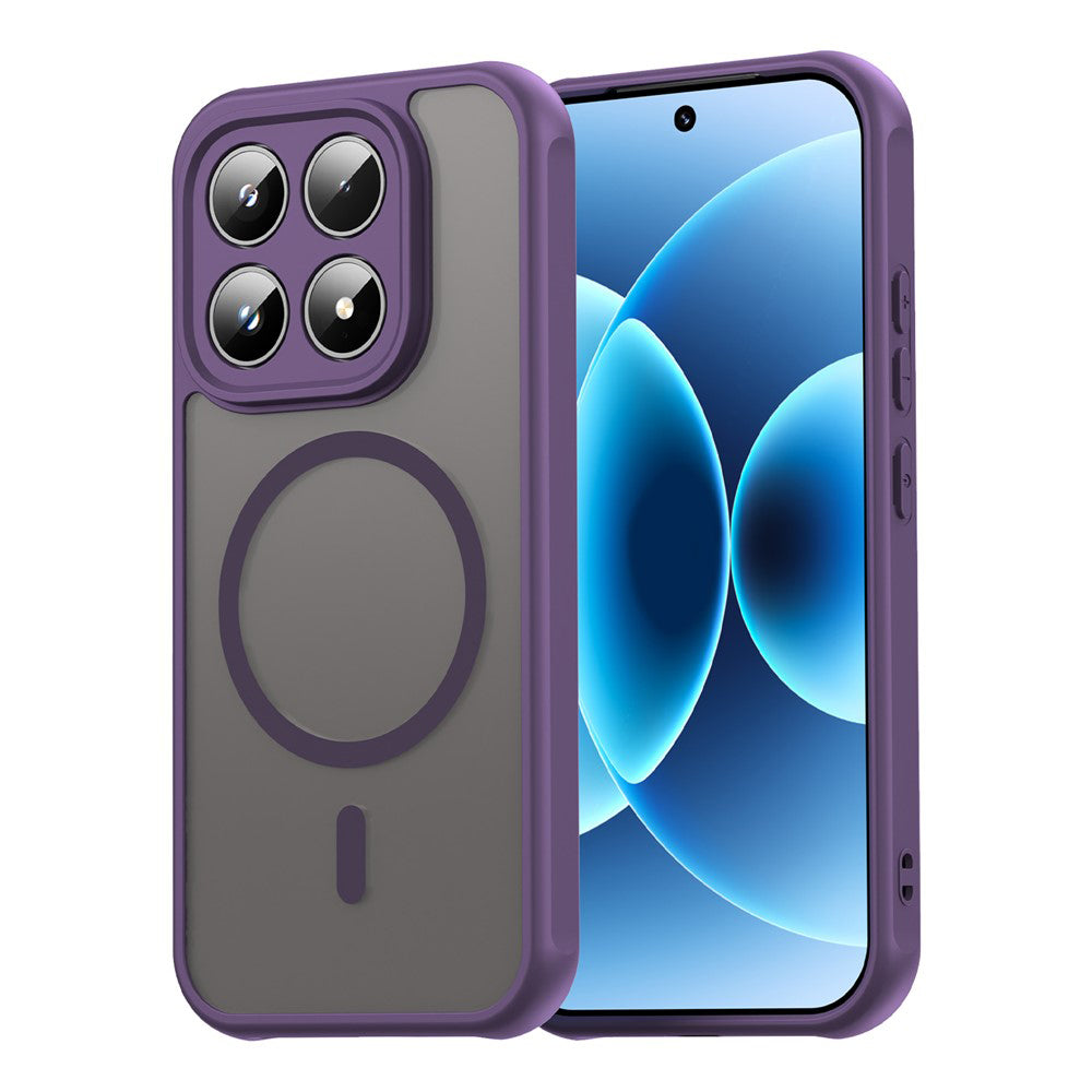 MagSafe-kotelo Xiaomi 17:lle, Techsuit, HaloFrost II, Violetti
