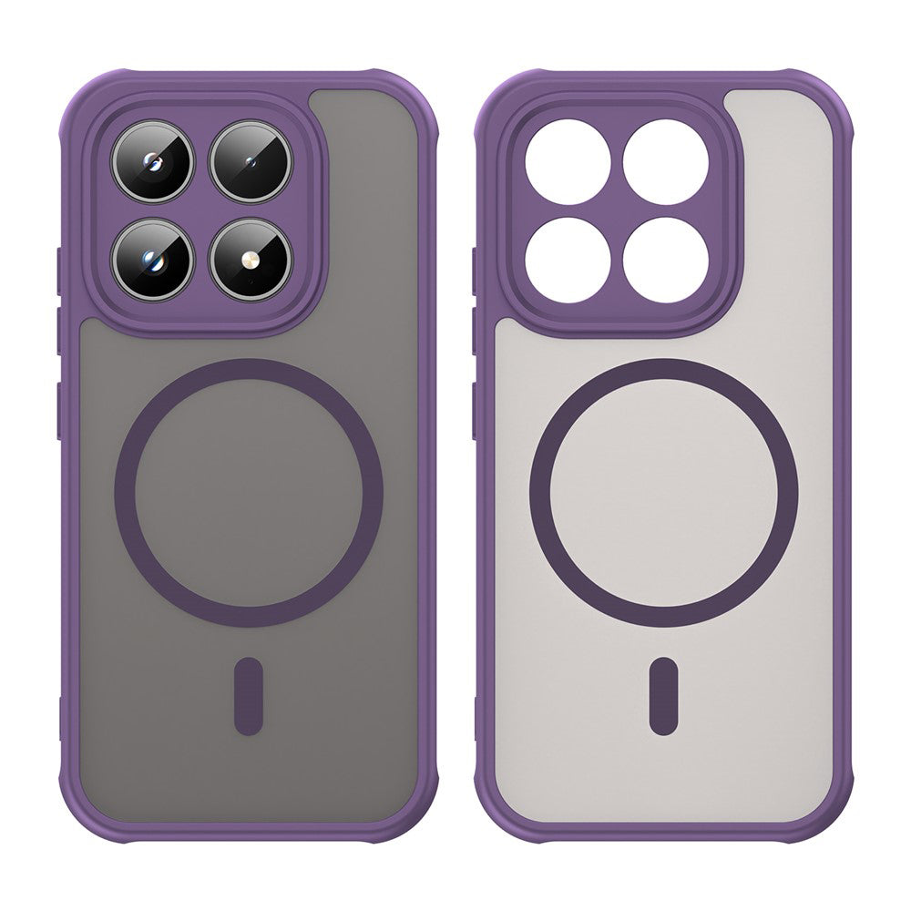 MagSafe-kotelo Xiaomi 17:lle, Techsuit, HaloFrost II, Violetti