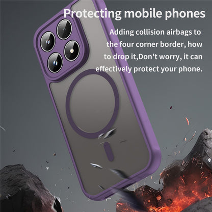 MagSafe-kotelo Xiaomi 17:lle, Techsuit, HaloFrost II, Violetti