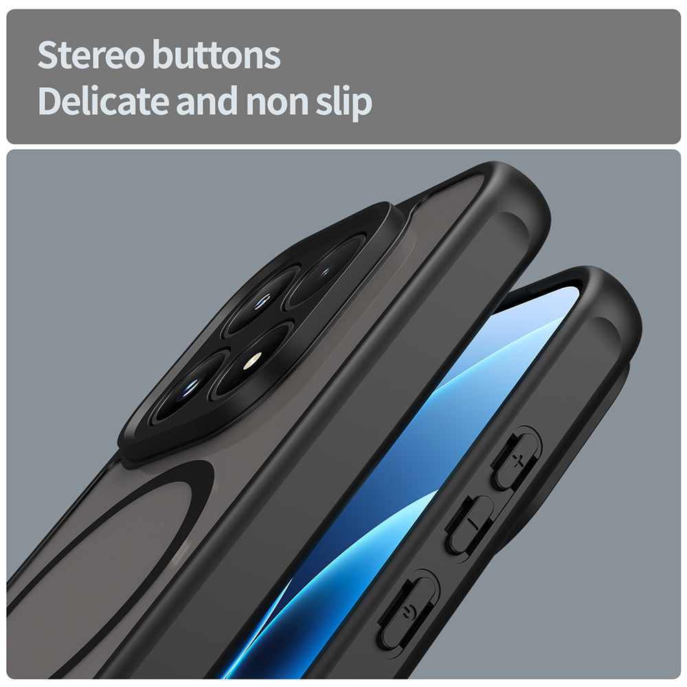MagSafe-kotelo Xiaomi 17:lle, Techsuit, HaloFrost II, Musta