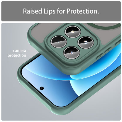 MagSafe-kotelo Xiaomi 17:lle, Techsuit, HaloFrost II, Vihreä