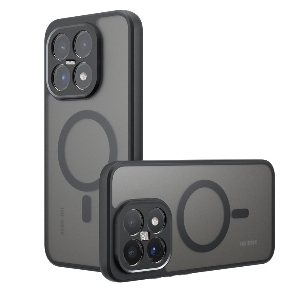 MagSafe-kotelo Xiaomi 17:lle, Techsuit, PureFrost, Satinoitu Musta