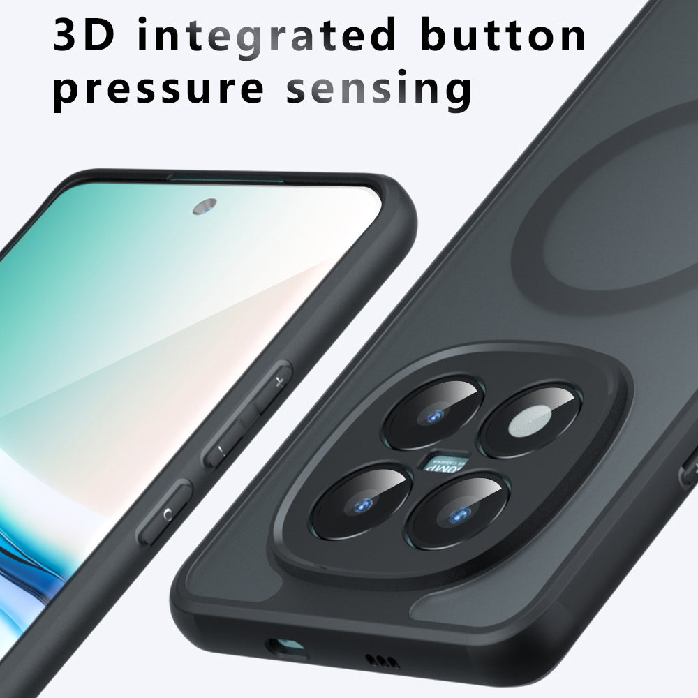 MagSafe-kotelo Xiaomi 17:lle, Techsuit, PureFrost, Satinoitu Musta