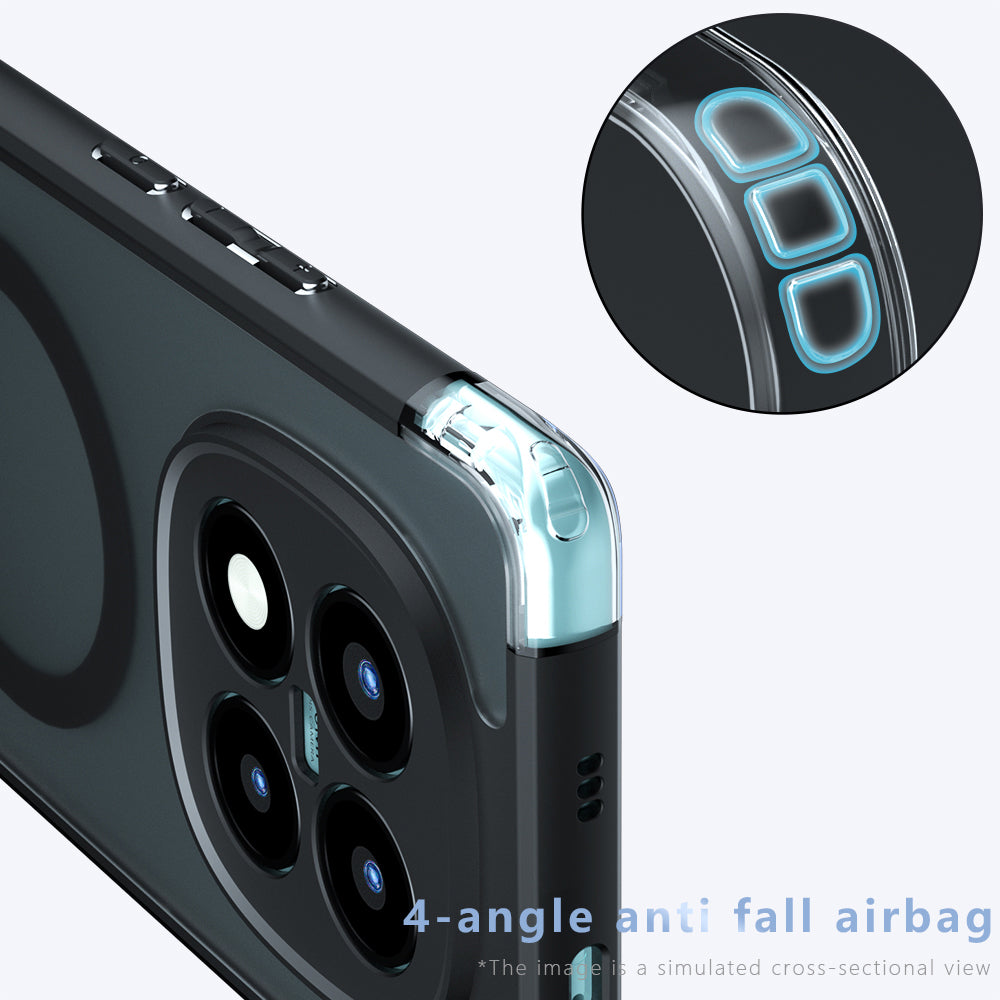 MagSafe-kotelo Xiaomi 17:lle, Techsuit, PureFrost, Satinoitu Musta