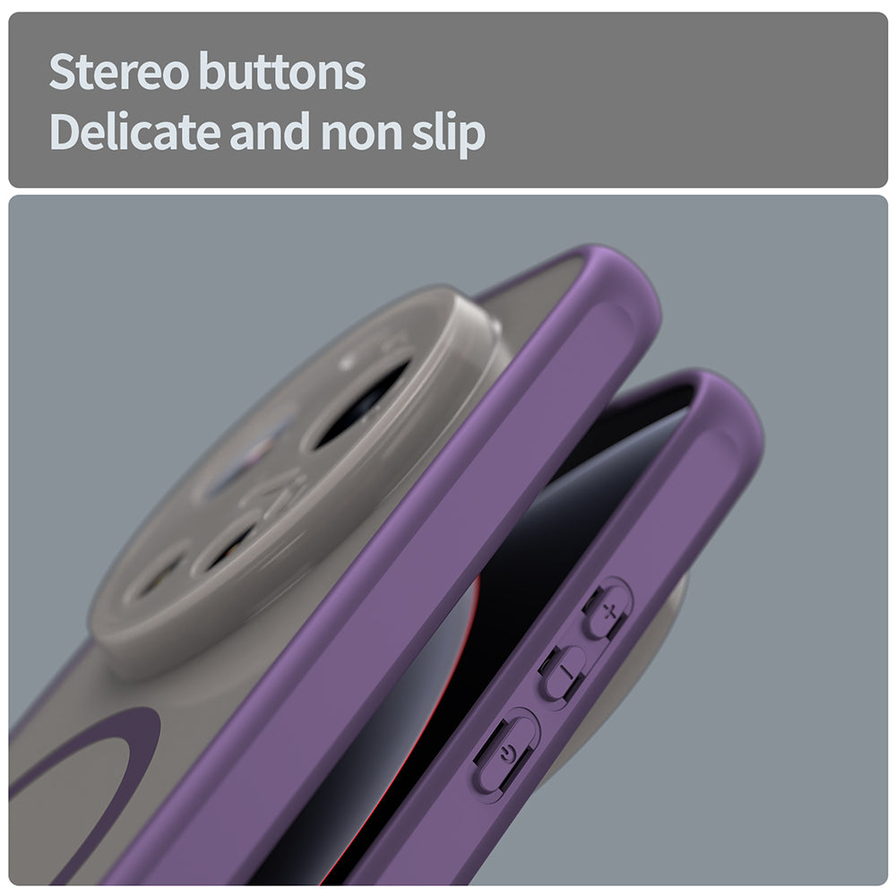 MagSafe Case for Xiaomi 17 Ultra, Techsuit, HaloFrost II, Purple