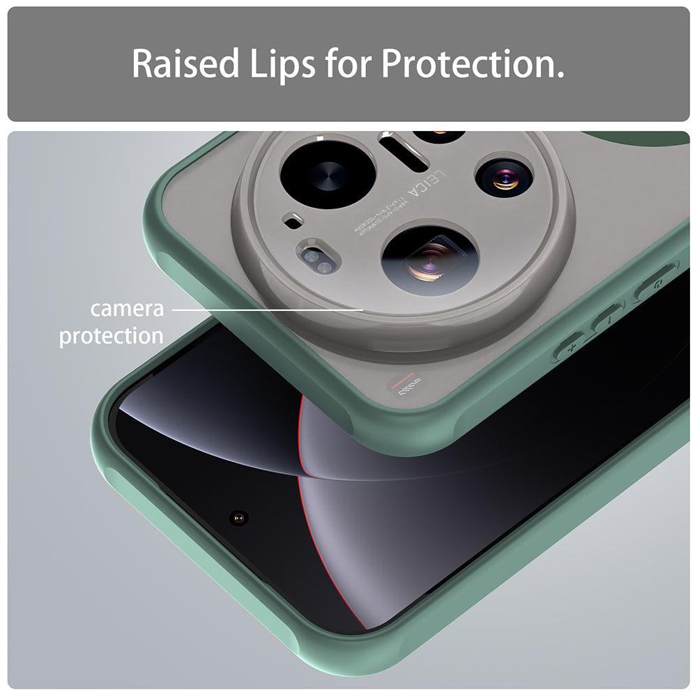 MagSafe-kotelo Xiaomi 17 Ultra -puhelimelle, Techsuit, HaloFrost II, Vihreä
