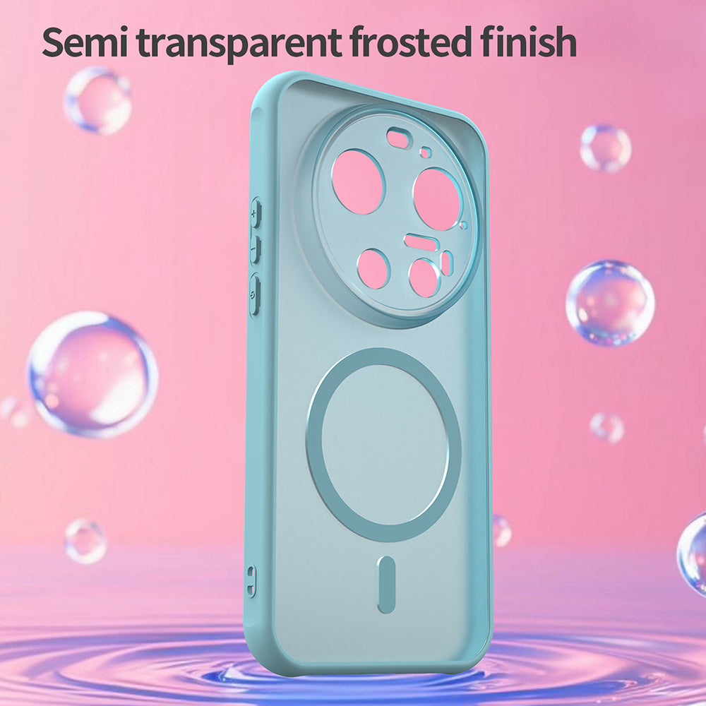 MagSafe-kotelo Xiaomi 17 Ultra -puhelimelle, Techsuit, HaloFrost II, Vaaleanvihreä