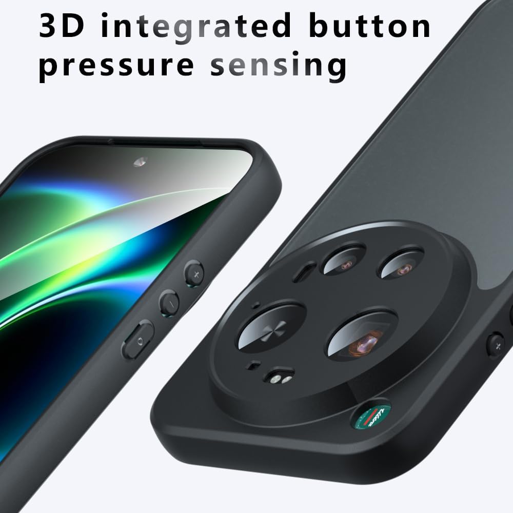 MagSafe-kotelo Xiaomi 17 Ultra -puhelimelle, Techsuit, PureFrost, Satinoitu Musta