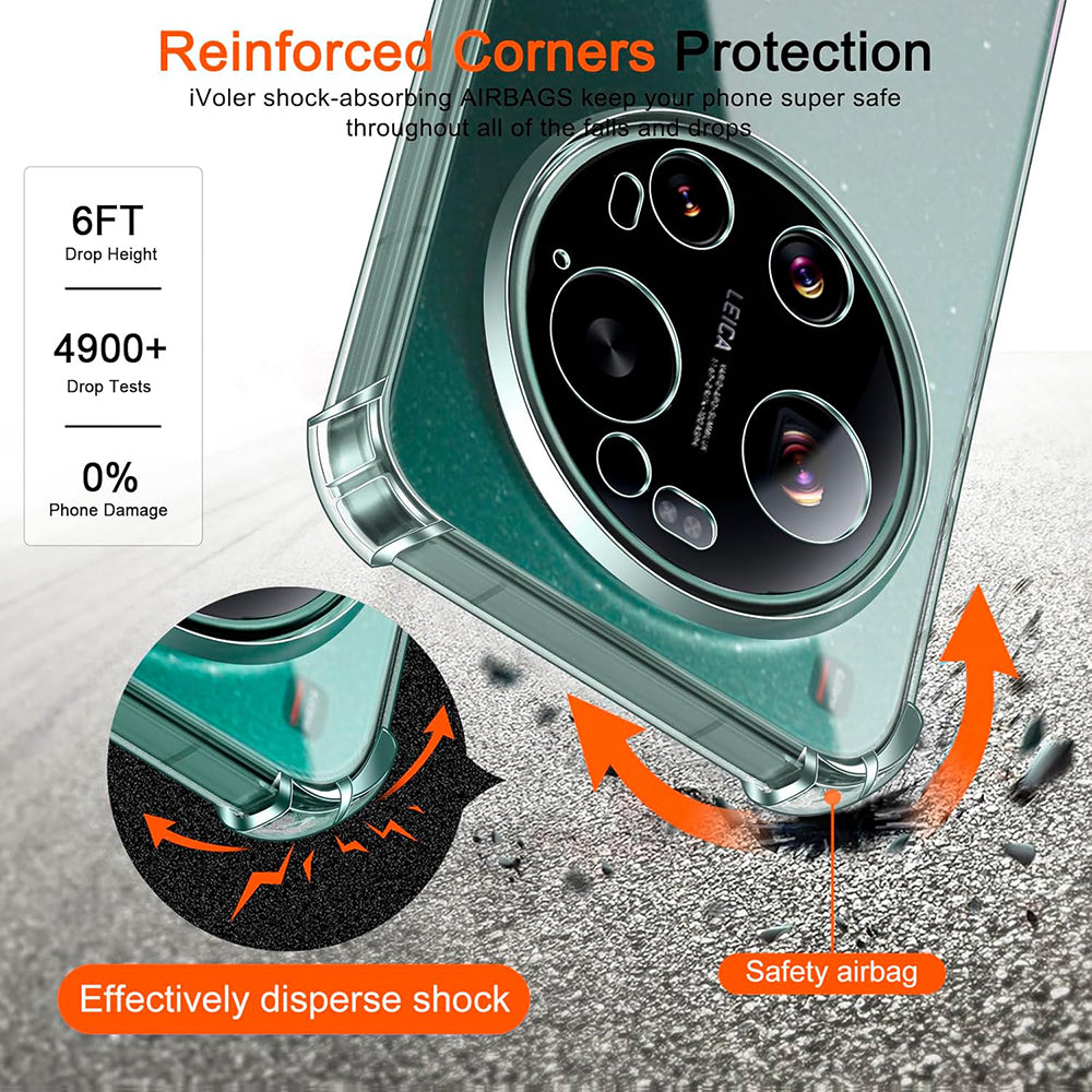 MagSafe Case for Xiaomi 17 Ultra, Techsuit, Shockproof, Transparent