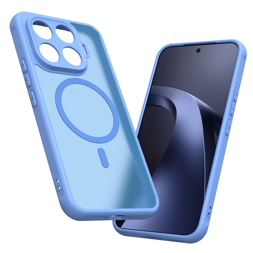 MagSafe Case for Xiaomi 17T Pro, Techsuit, HaloFrost II, Blue