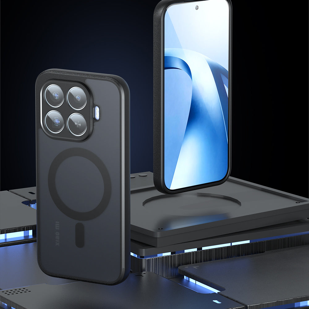 MagSafe-kuori Xiaomi 17T Pro:lle, Techsuit, PureFrost, satiinimusta