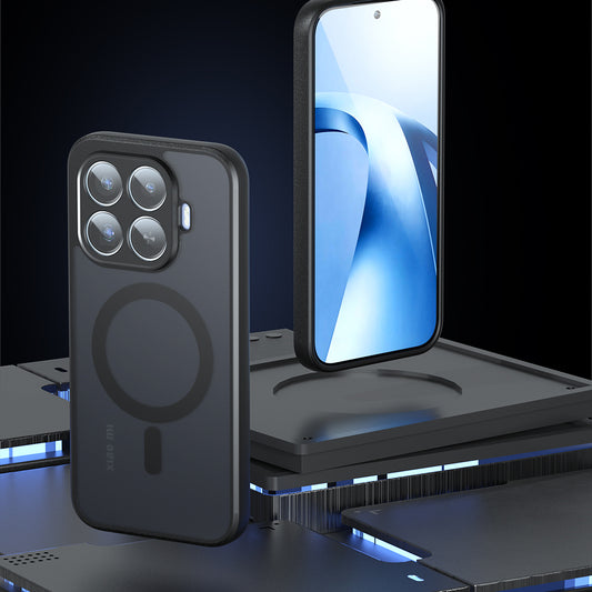 MagSafe-kuori Xiaomi 17T Pro:lle, Techsuit, PureFrost, satiinimusta