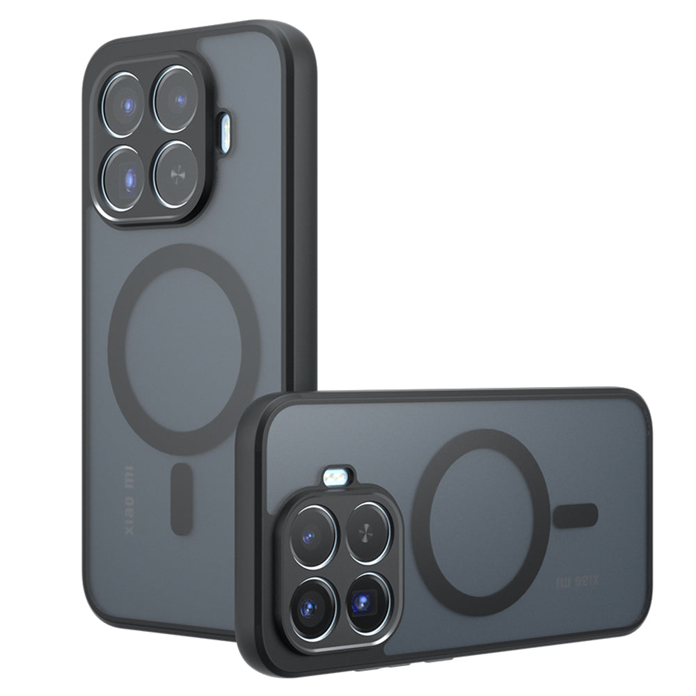 MagSafe-kuori Xiaomi 17T Pro:lle, Techsuit, PureFrost, satiinimusta