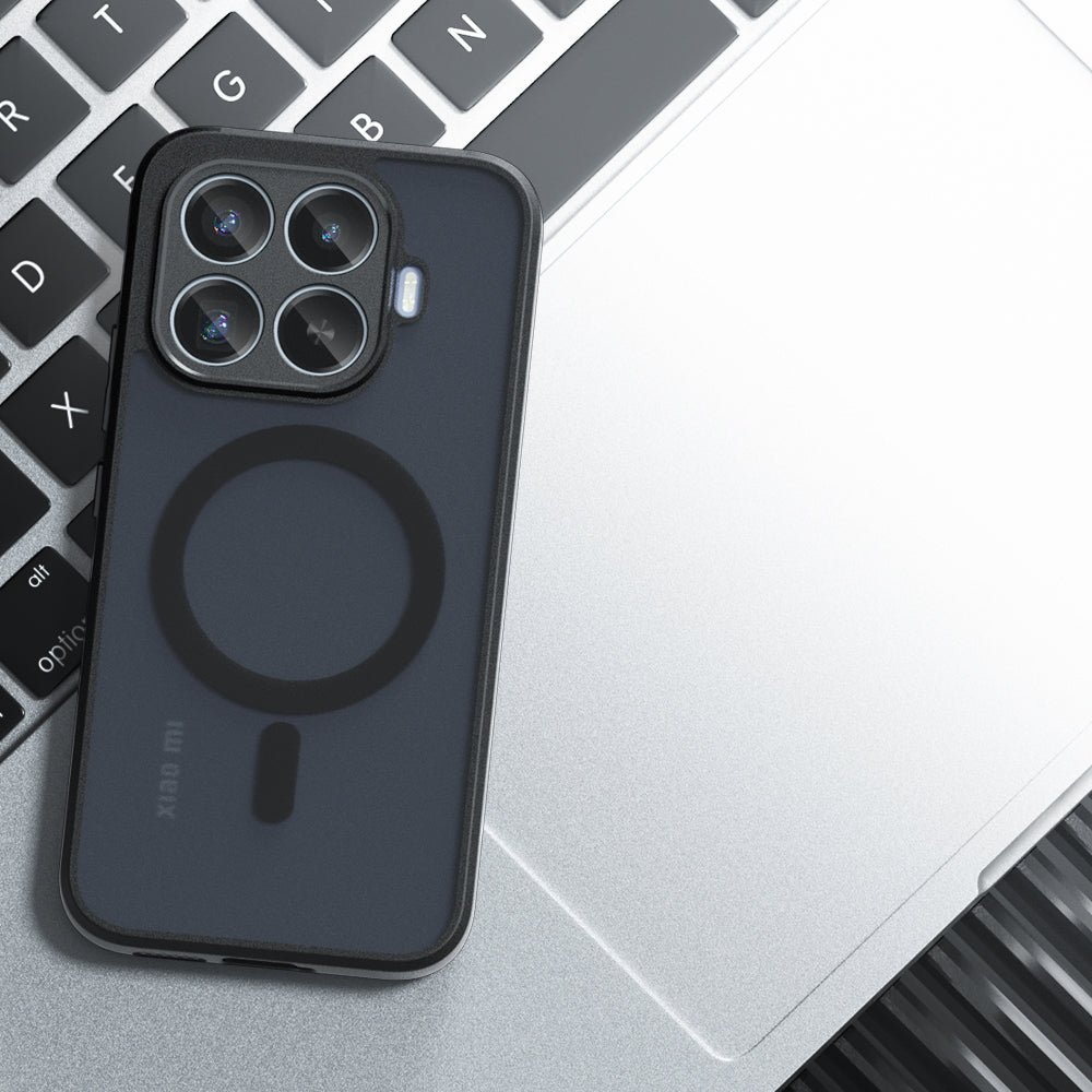 MagSafe-kuori Xiaomi 17T Pro:lle, Techsuit, PureFrost, satiinimusta