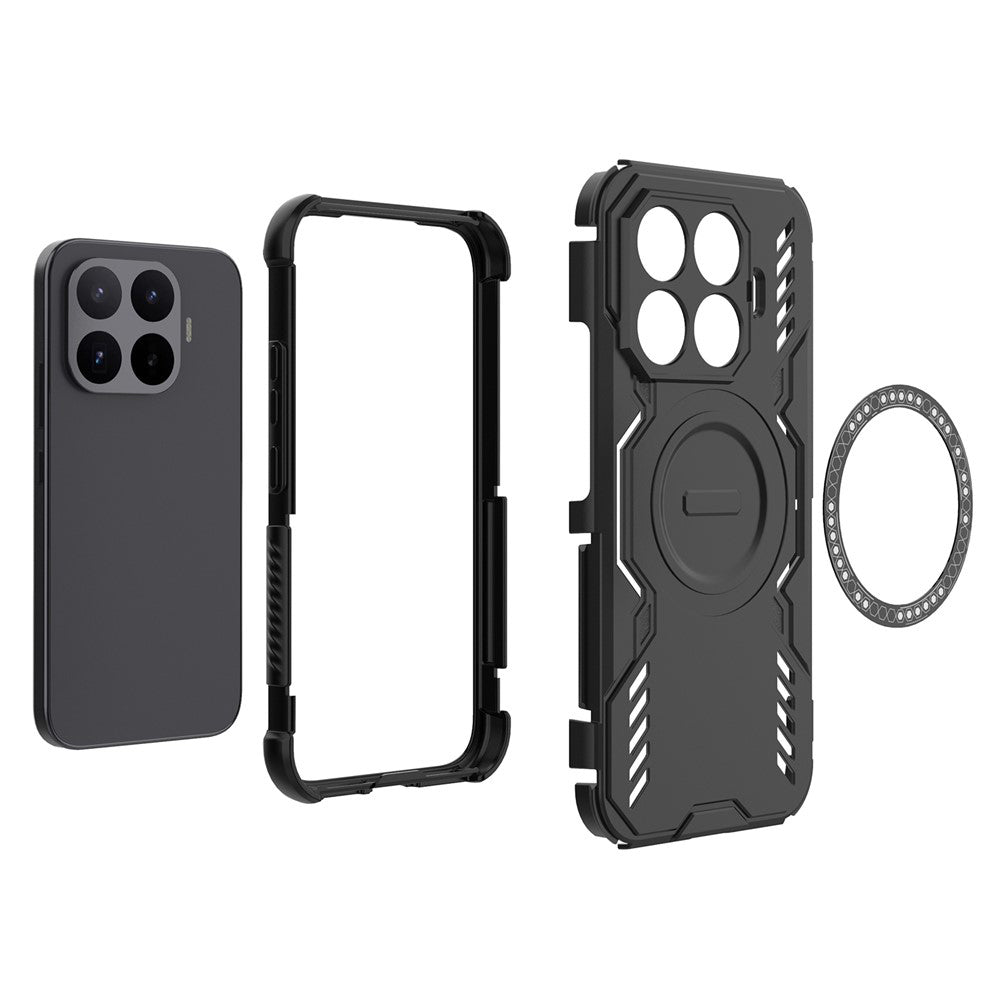 MagSafe-kuori Xiaomi 17T:lle, Techsuit, ArmorMag, Musta