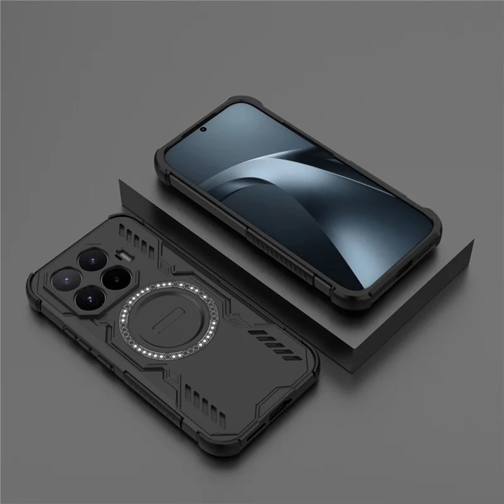 MagSafe-kuori Xiaomi 17T:lle, Techsuit, ArmorMag, Musta