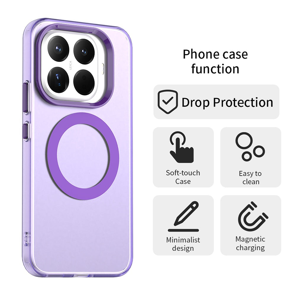 MagSafe-kuori Xiaomi 17T:lle, Techsuit, CandyCase, Violetti
