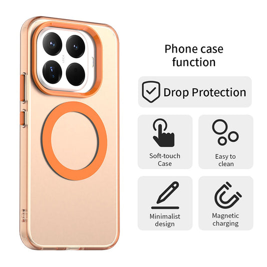 MagSafe-kuori Xiaomi 17T:lle, Techsuit, CandyCase, Oranssi