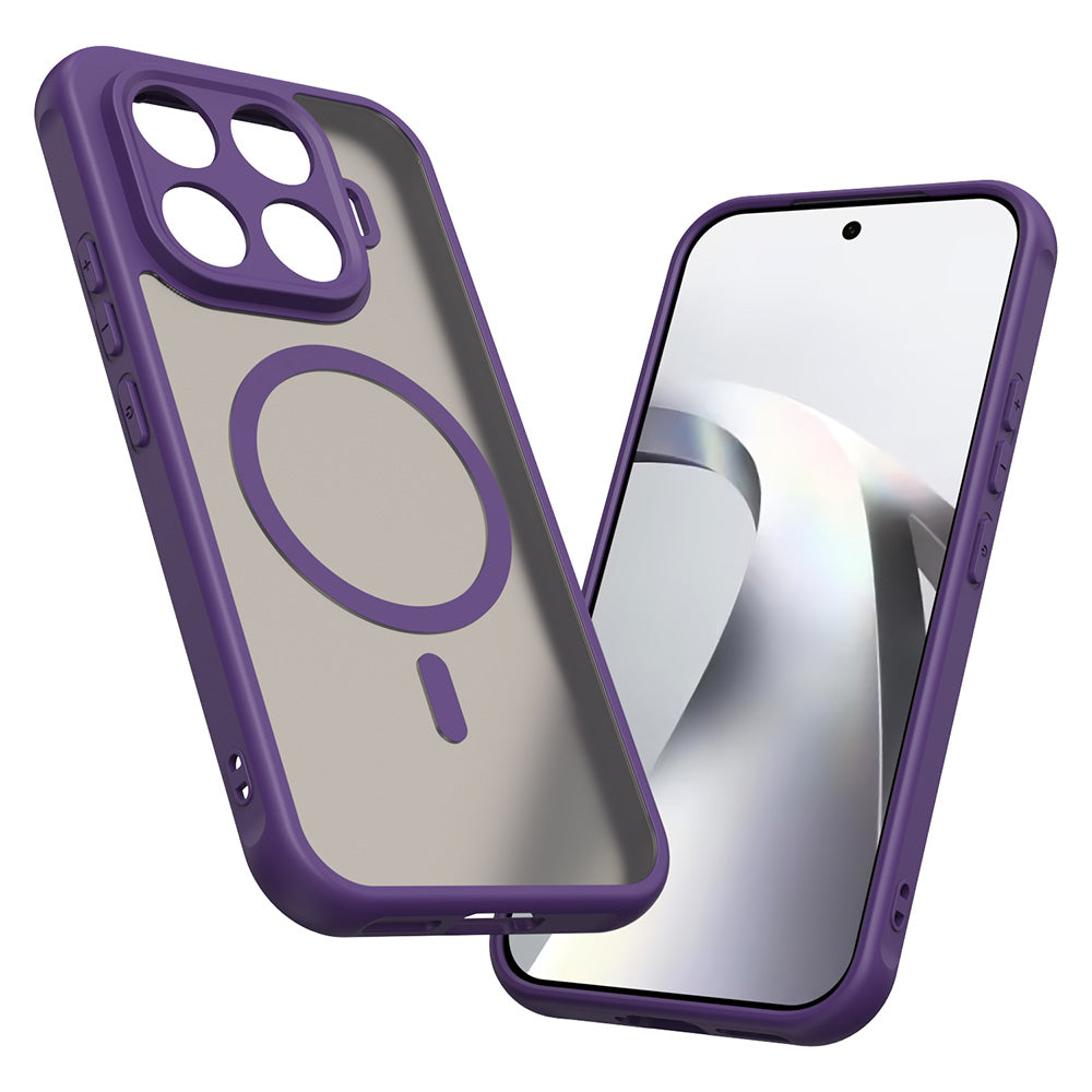 MagSafe-kuori Xiaomi 17T:lle, Techsuit, HaloFrost II, Violetti