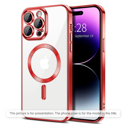 MagSafe-kuori Xiaomi 17T:lle, Techsuit, Luxury Crystal, Punainen