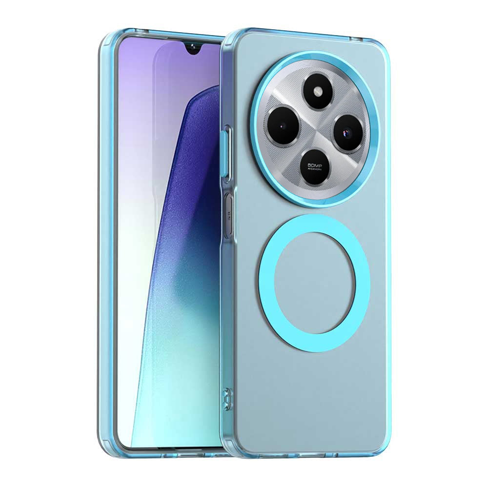 MagSafe Case for Xiaomi Poco C75 / Redmi 14C, Techsuit, CandyCase, Blue