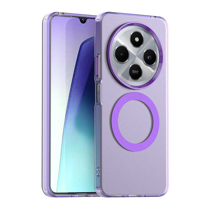 MagSafe-kuori Xiaomi Poco C75 / Redmi 14C:lle, Techsuit, CandyCase, Violetti