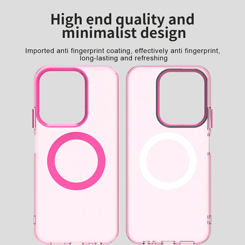 MagSafe-kuori Xiaomi Poco C85 4G / Redmi 15C 5G / 15C 4G:lle, Techsuit, CandyCase, Vaaleanpunainen