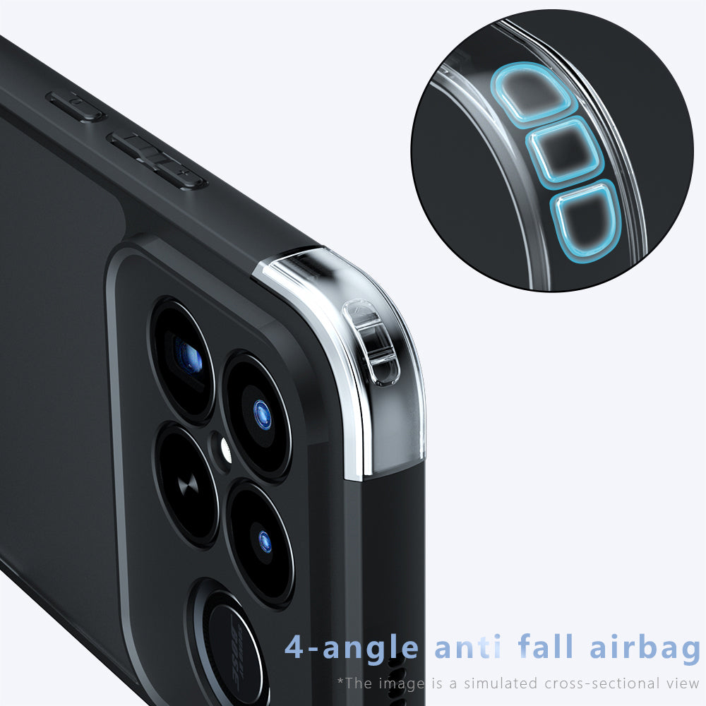 MagSafe-kotelo Xiaomi Poco F8 Ultra -puhelimelle, Techsuit, PureFrost, Satinoitu Musta