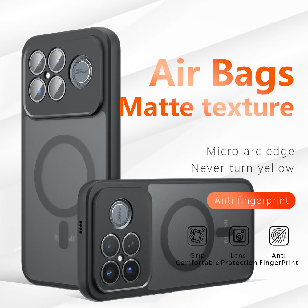 MagSafe-kotelo Xiaomi Poco F8 Ultra -puhelimelle, Techsuit, PureFrost, Satinoitu Musta