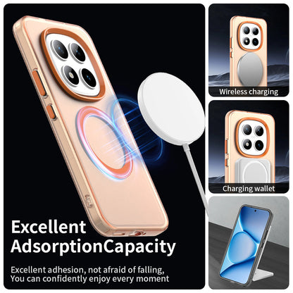 MagSafe-kotelo Xiaomi Poco M8 Pro / Redmi Note 15 Pro+ 5G, Techsuit, CandyCase, Oranssi