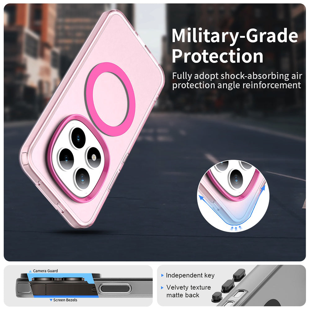 MagSafe-kotelo Xiaomi Poco M8 Pro / Redmi Note 15 Pro+ 5G, Techsuit, CandyCase, Pinkki