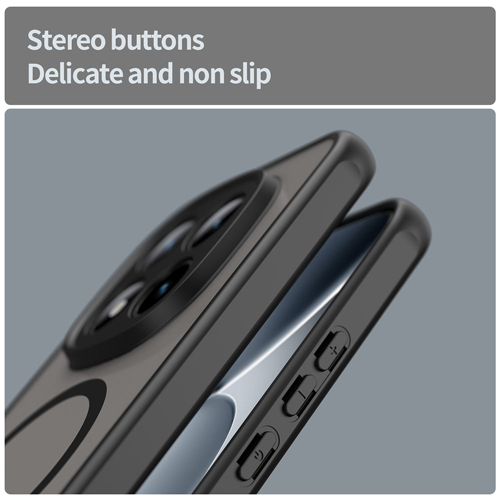 MagSafe-kotelo Xiaomi Poco M8 Pro / Redmi Note 15 Pro+ 5G, Techsuit, HaloFrost II, Musta