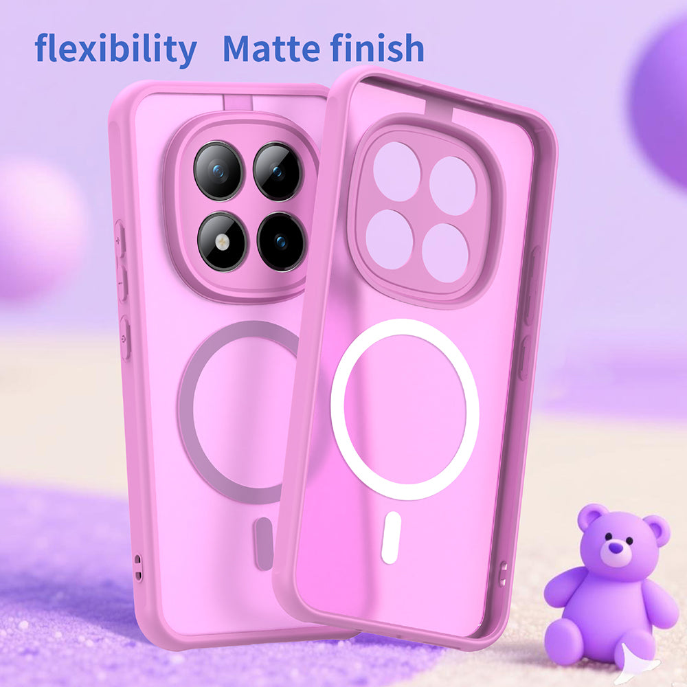 MagSafe-kotelo Xiaomi Poco M8 Pro / Redmi Note 15 Pro+ 5G, Techsuit, HaloFrost II, Pinkki