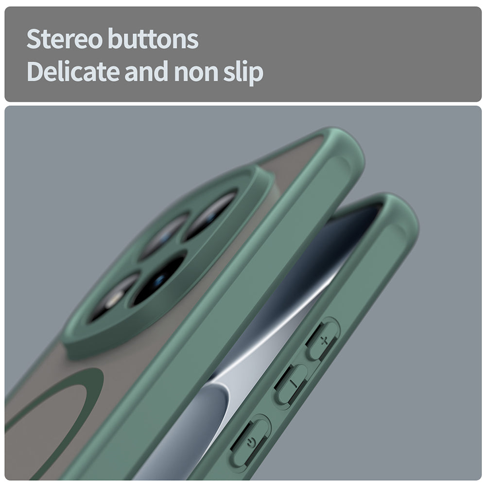 MagSafe-kotelo Xiaomi Poco M8 Pro / Redmi Note 15 Pro+ 5G, Techsuit, HaloFrost II, Vihreä