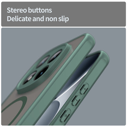 MagSafe-kotelo Xiaomi Poco M8 Pro / Redmi Note 15 Pro+ 5G, Techsuit, HaloFrost II, Vihreä