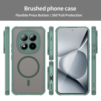 MagSafe-kotelo Xiaomi Poco M8 Pro / Redmi Note 15 Pro+ 5G, Techsuit, HaloFrost II, Vihreä