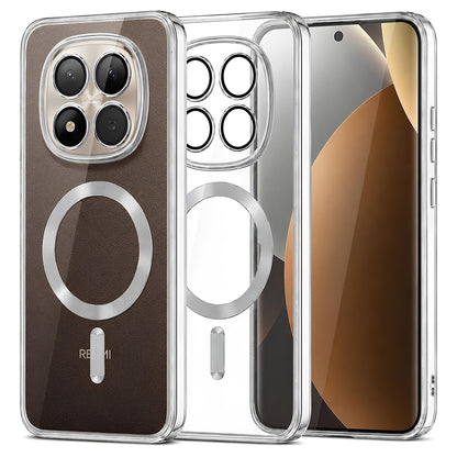 MagSafe-kuori Xiaomi Poco M8 Pro / Redmi Note 15 Pro+ 5G:lle, Techsuit, Luxury Crystal, Hopea