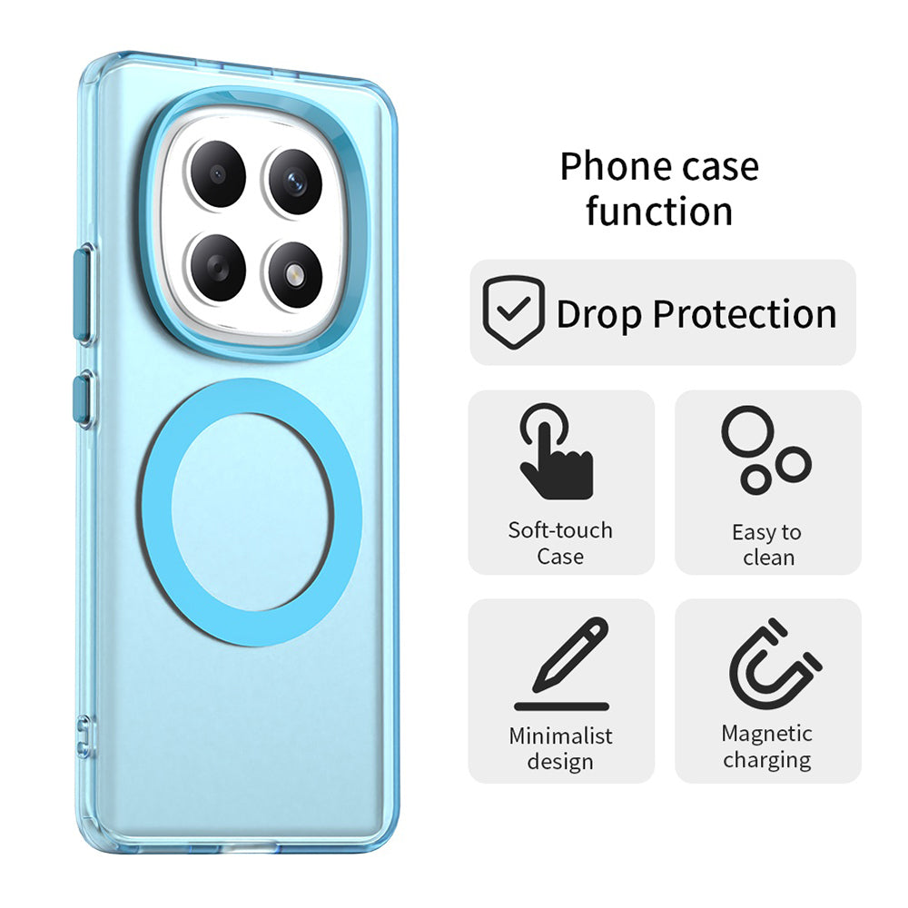 MagSafe-kotelo Xiaomi Poco M8 / Redmi Note 15 5G / Note 15 4G, Techsuit, CandyCase, Sininen