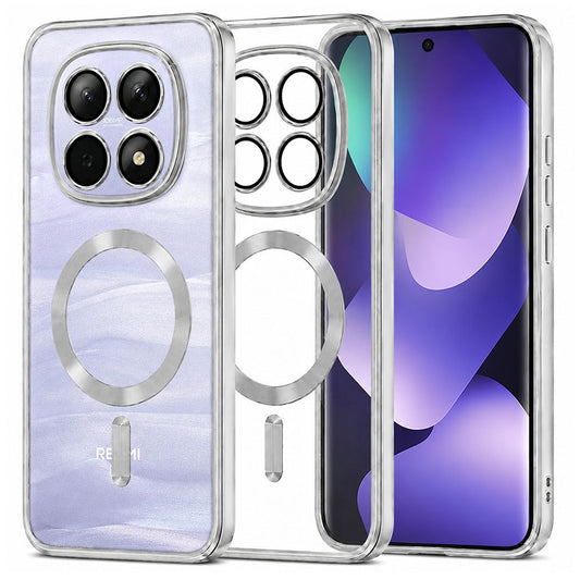 MagSafe-kuori Xiaomi Poco M8 / Redmi Note 15 5G / Note 15 4G:lle, Techsuit, Luxury Crystal, Hopea