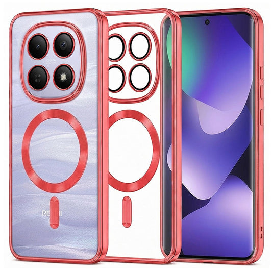 MagSafe-kuori Xiaomi Poco M8 / Redmi Note 15 5G / Note 15 4G:lle, Techsuit, Luxury Crystal, Punainen