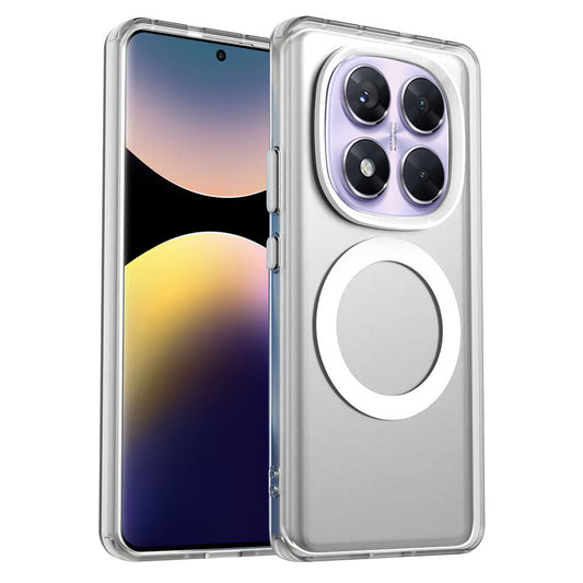 MagSafe-kuori Xiaomi Poco X7 / Redmi Note 14 Pro 5G:lle, Techsuit, CandyCase, Valkoinen
