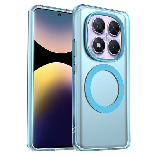 MagSafe-kuori Xiaomi Poco X7 / Redmi Note 14 Pro 5G:lle, Techsuit, CandyCase, Sininen