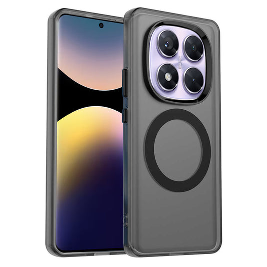 MagSafe-kuori Xiaomi Poco X7 / Redmi Note 14 Pro 5G:lle, Techsuit, CandyCase, Musta