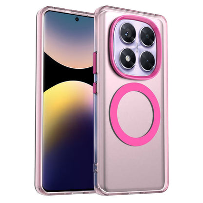 MagSafe-kuori Xiaomi Poco X7 / Redmi Note 14 Pro 5G:lle, Techsuit, CandyCase, Vaaleanpunainen