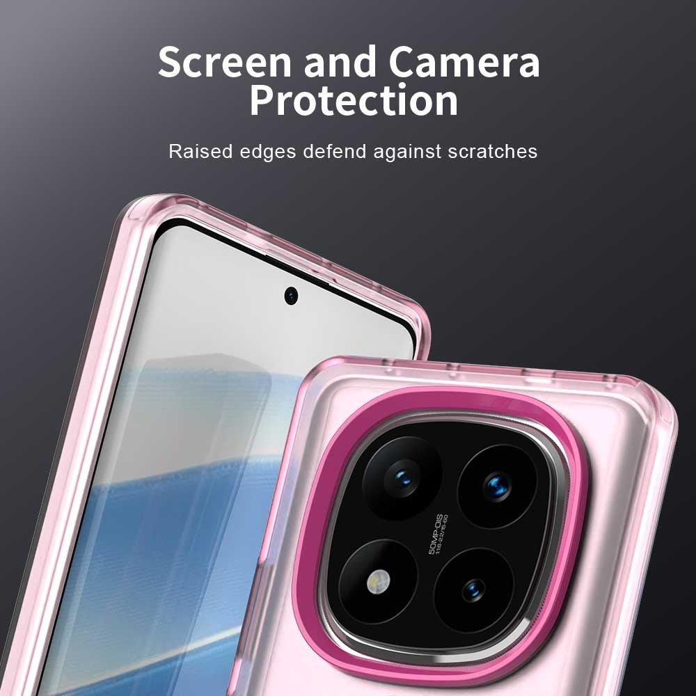 MagSafe-kuori Xiaomi Poco X7 / Redmi Note 14 Pro 5G:lle, Techsuit, CandyCase, Vaaleanpunainen