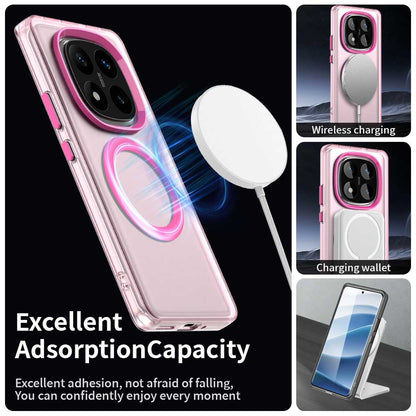MagSafe-kuori Xiaomi Poco X7 / Redmi Note 14 Pro 5G:lle, Techsuit, CandyCase, Vaaleanpunainen
