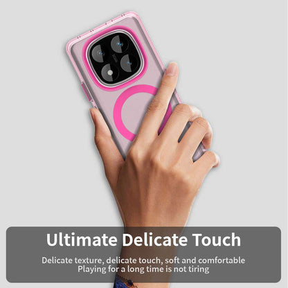 MagSafe-kuori Xiaomi Poco X7 / Redmi Note 14 Pro 5G:lle, Techsuit, CandyCase, Vaaleanpunainen